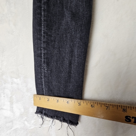 Agolde Los Angeles Premium Denim Jeans 27 Distressed Black Feel Good - Picture 7 of 12